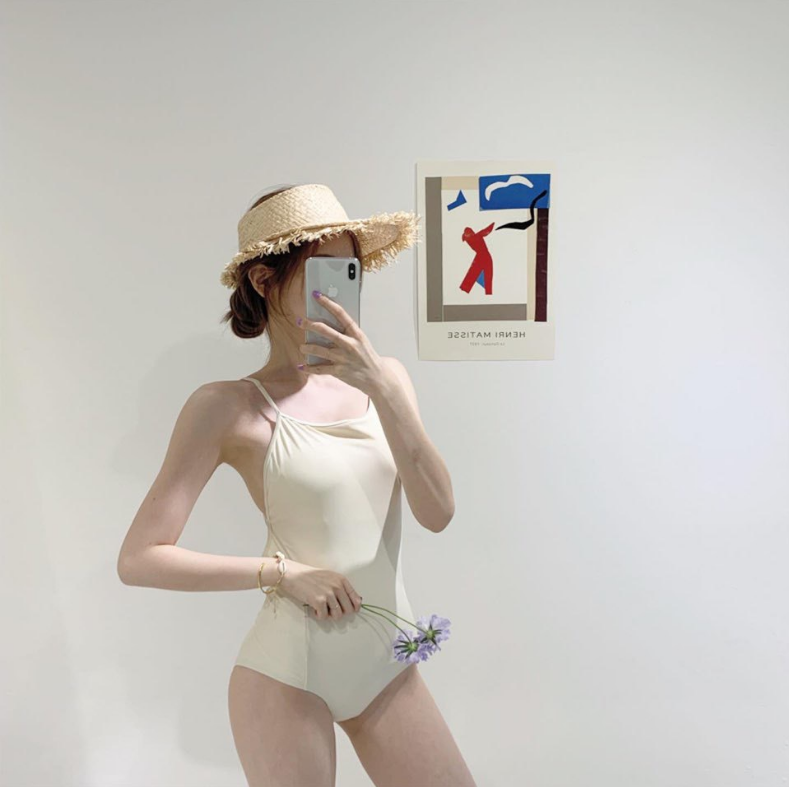 Women’s Sexy Backless Slimming Fitness One Piece High Cut Sling Monokini Bodysuit Beachwear 