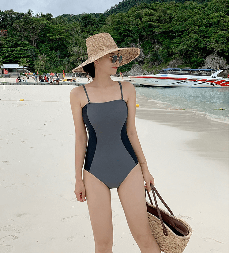 Sexy Backless Slimming One Piece High Cut Sling Monokini Bodysuit Bathing Suit Swimwear