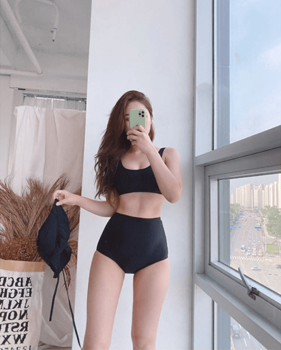 Women’s Sexy Fitness Two Piece Split Tankini Beachwear Bathing Suit Swimsuit Swimwear