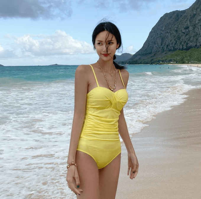 Women’s Sexy Backless Slimming One Piece Sling Monokini Bodysuit Swimsuit Swimwear