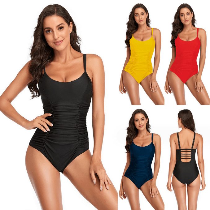 Women’s Sexy Fitness One Piece High Cut Sling Monokini Beachwear Bathing Suit Swimsuit Swimwear 