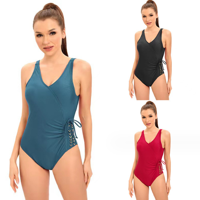 Women’s Sexy Slimming One Piece High Cut Monokini Swimsuit Bathing Suit