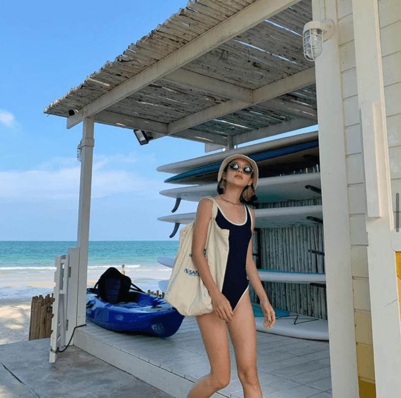 Sexy Slimming One Piece Monokini Bodysuit Beachwear 