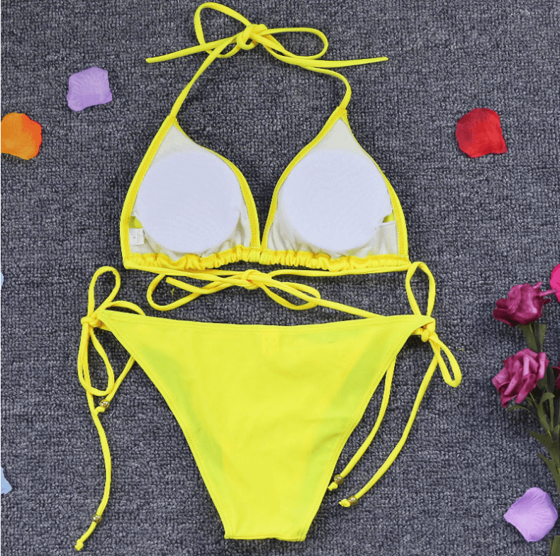 亮黄色5（带胸垫）