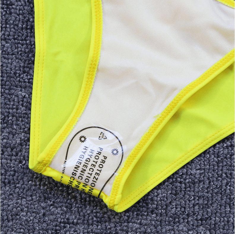 亮黄色8（带胸垫）