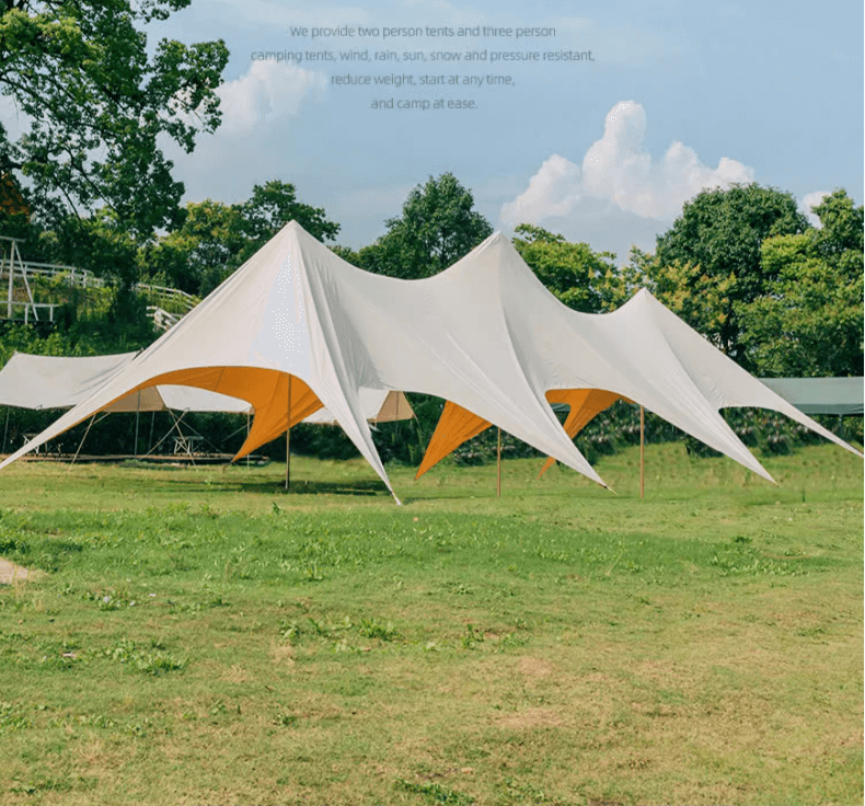 Outdoor Portable Giant Party Event Stretch Star Spider Sunshade Sun Shelter Tarp Marquee Canopy Camping Tent