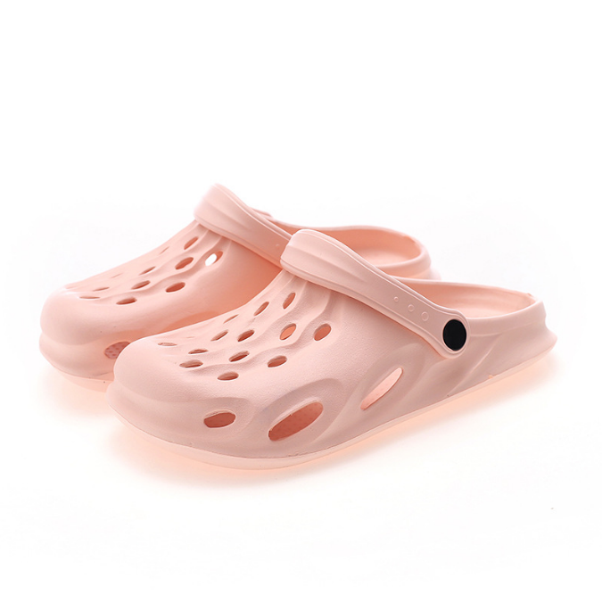 Non-slip Lightweight Thick Bottom Platform Hole Beach Shoes Dual-use Slippers Sandals 