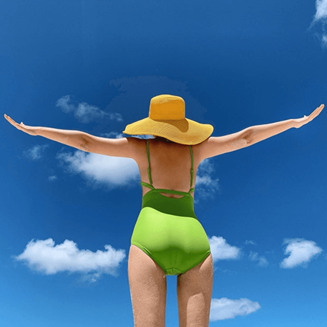 Sexy Backless Slimming One Piece High Cut Sling Monokini Bodysuit Bathing Suit Swimwear
