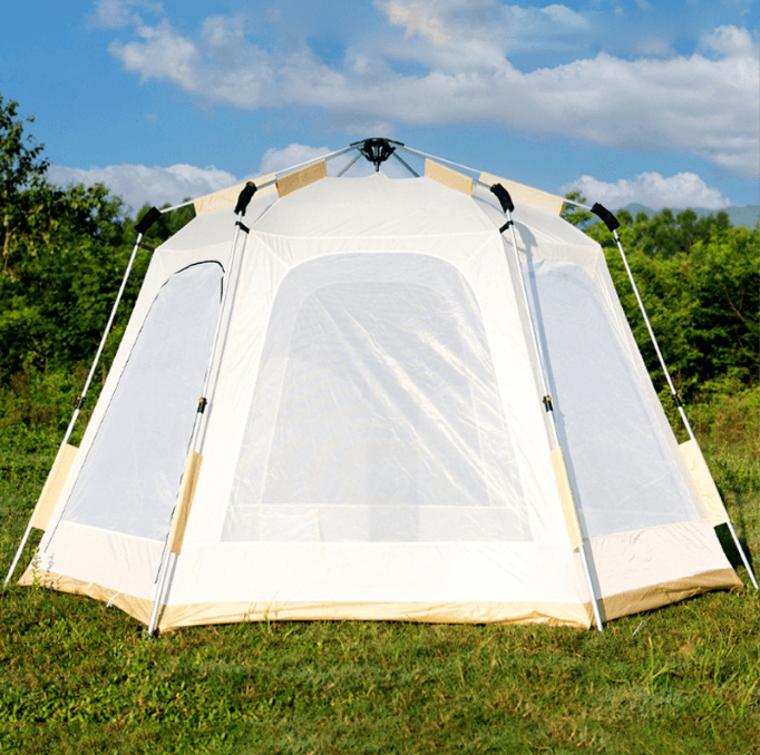 米黄色黑胶铝合金杆11