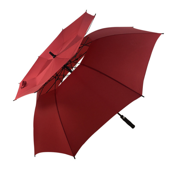 Real Fake Double Layer Automatic Golf Umbrella 