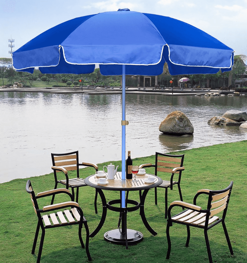 Custom Outdoor Advertising Oxford Fabric Beach Parasol Umbrella