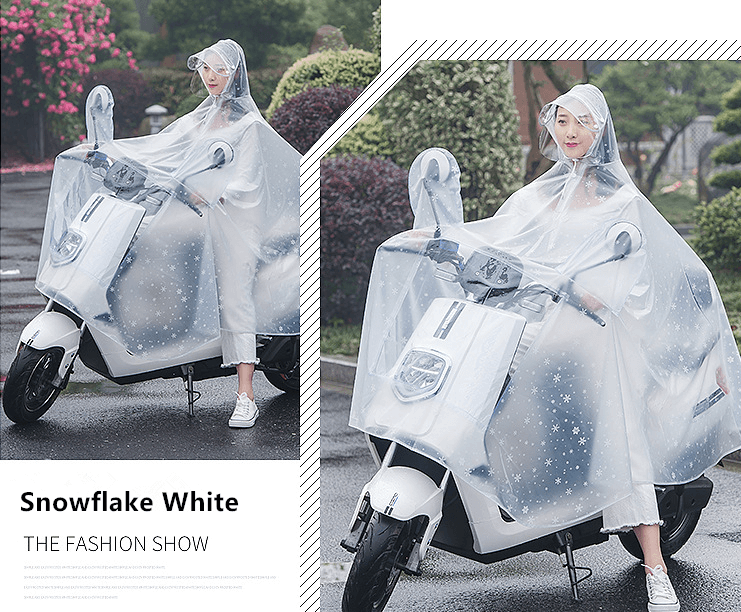 单人雪花白 双帽檐