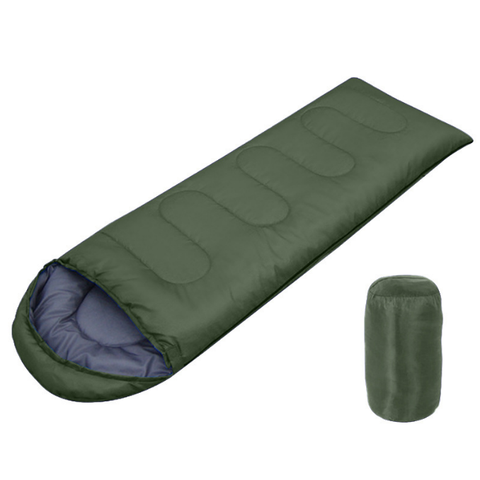Outdoor Waterproof Portable Foldable Multifunctional Lightweight Warm Thickened Splicing Camping Travel Sleeping Bag 