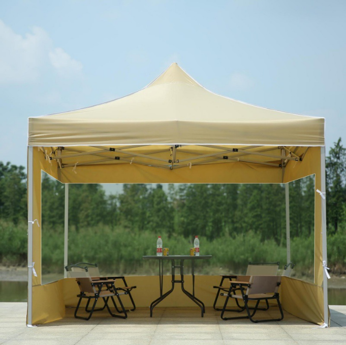 Outdoor Portable Folding Heavy Duty Steel Advertising Trade Show Event Party Gazebo Tent With Sidewall