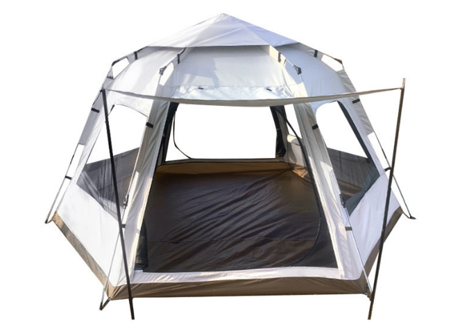 Automatic Pop Up Instant Opening Folding Family Hexagonal Camping Tent 