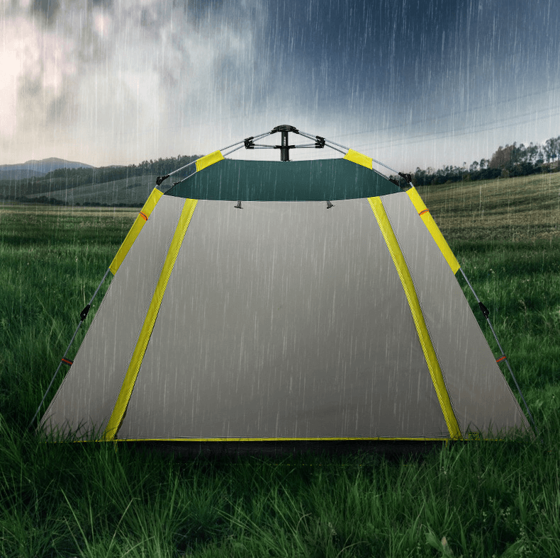 墨绿米黄拼色银胶4（一门三窗）