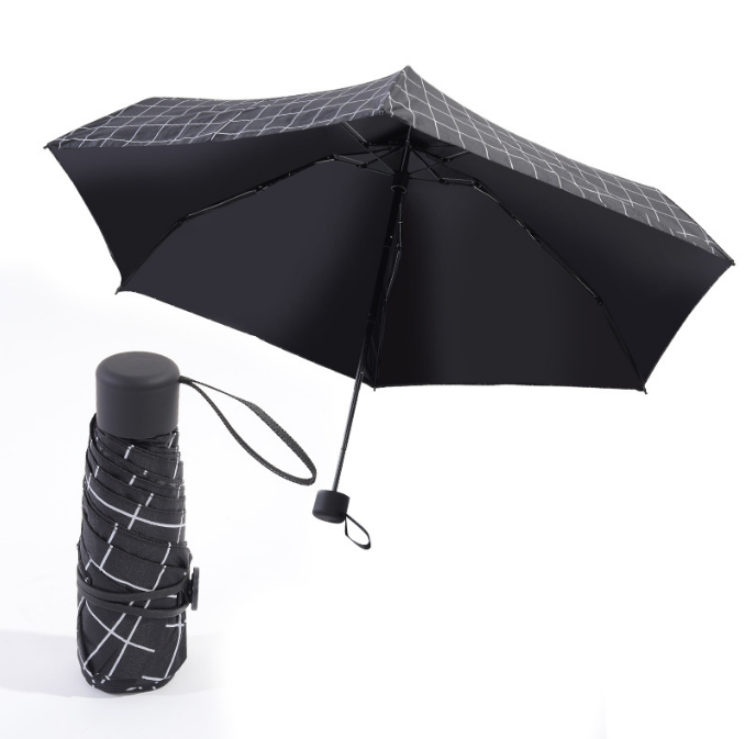 Super Mini Pocket UV Protection 5 Folding Umbrella 
