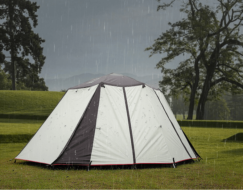 米黄拼棕色黑胶铝杆+纤维杆7