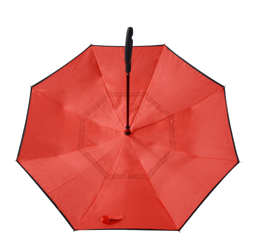 大红色自动开手动收4 手柄款式2