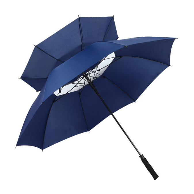 Real Fake Double Layer Automatic Golf Umbrella 