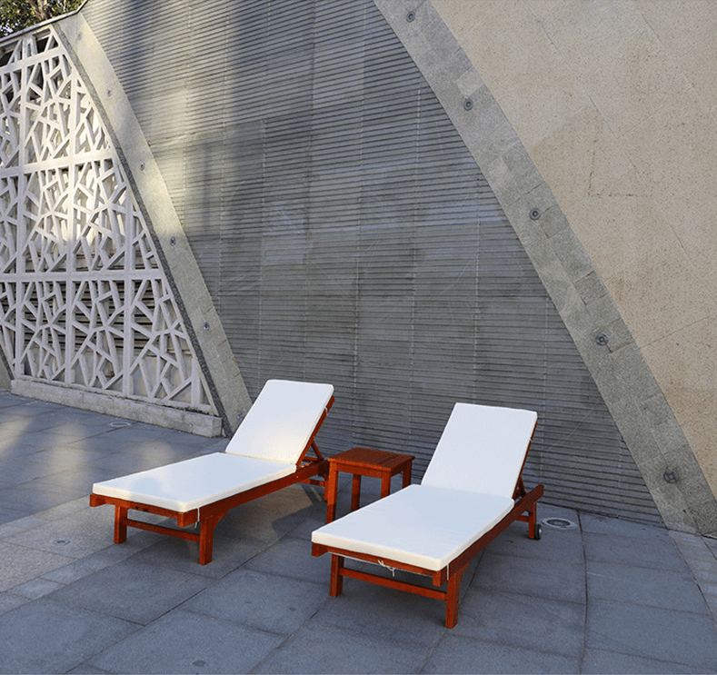 Outdoor Adjustable Garden Beach Swimming Pool Deck Chair Sunbed Daybed Chaise Lounge Sun Lounger Recliner 