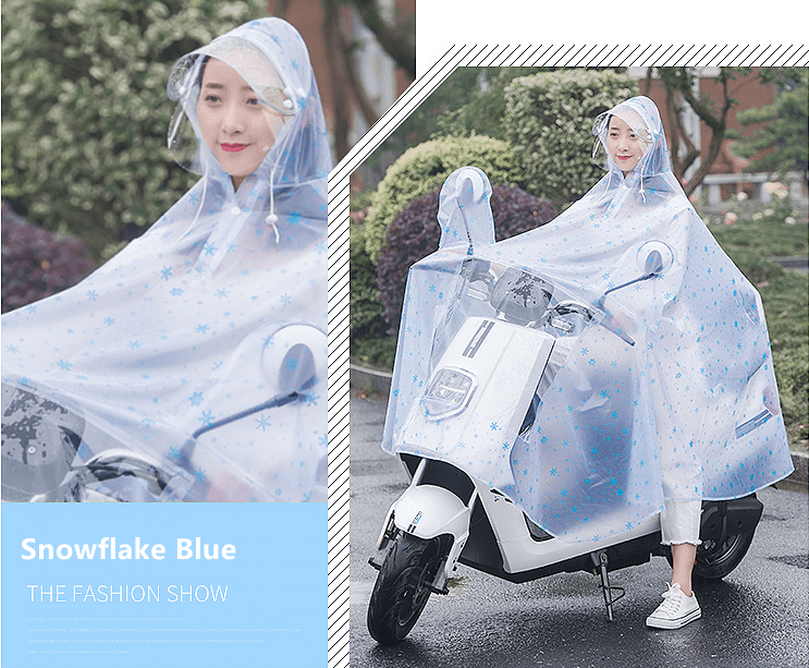 单人雪花蓝双帽檐