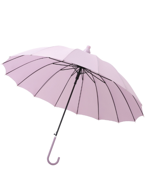 Custom Innovative Automatic 16K Straight Umbrella With Waterproof PVC Sleeve 