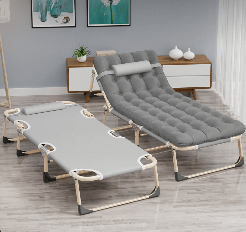 Adjustable Folding Multifunctional Garden Beach Office Nap Escort Bed Deck Sling Lounge Chair Recliner Chaise Lounge Lounger 