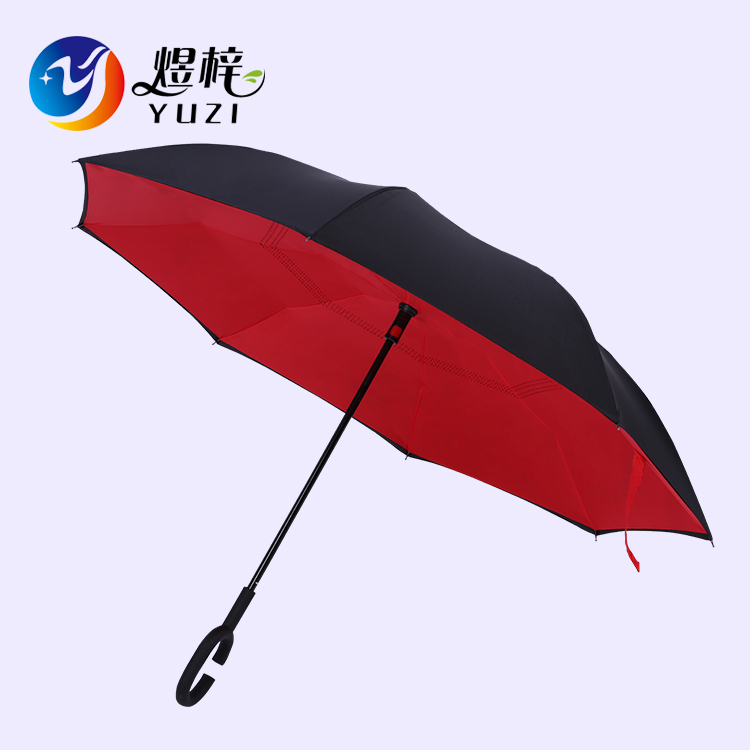 大红色自动开手动收6 手柄款式2