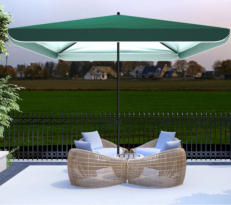 Outdoor Adjustable Anti UV Square Beach Umbrella 