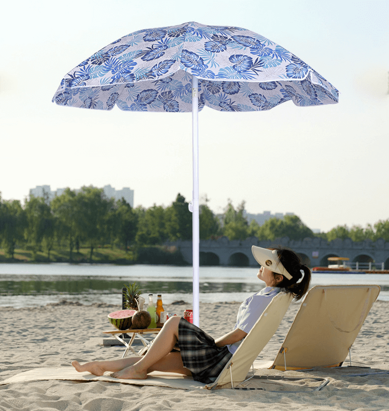 Custom Outdoor Non Woven Fabric TNT Beach Umbrella 