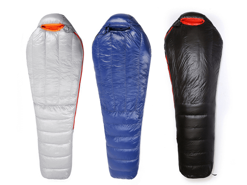 Outdoor Waterproof Portable Foldable Lightweight Warm Thickened Goose Duck Down Camping Travel Sleeping Bag