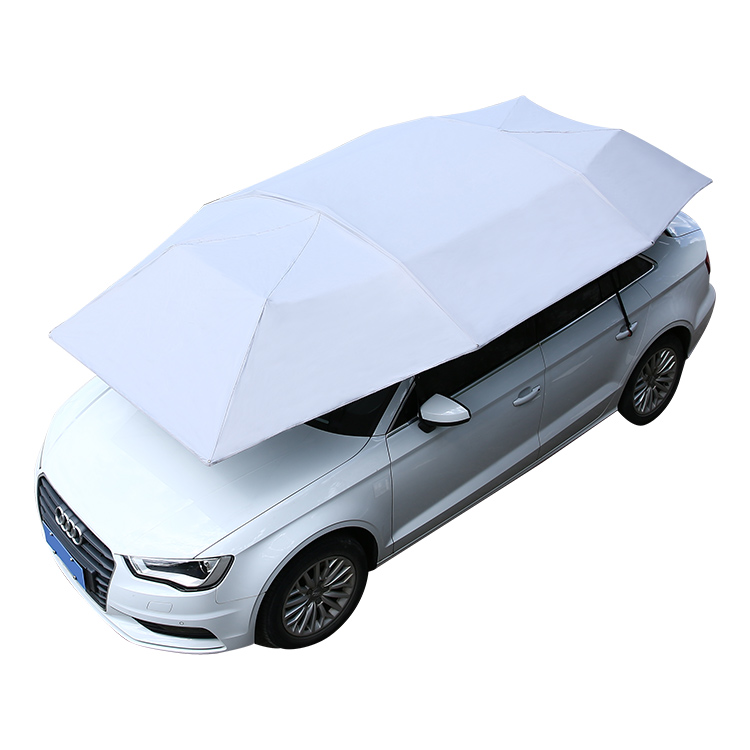 Premium Quality Portable Foldable Movable Fully Automatic Semi Automatic Car Roof Cover Sun Shade Car Umbrella With Remote Control