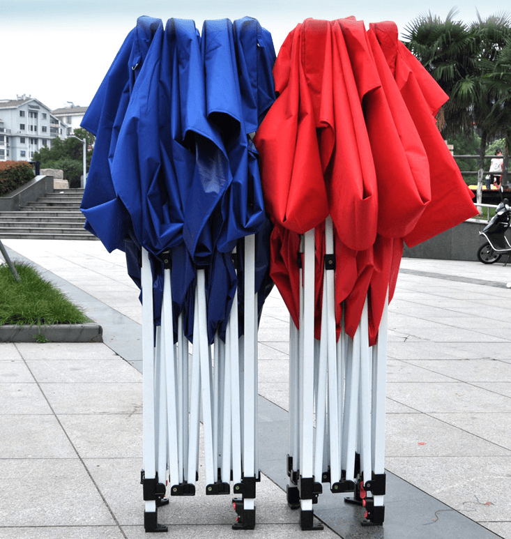 Wholesale Portable Outdoor Automatic White Steel Frame Folding Advertising Trade Show Gazebo Tent