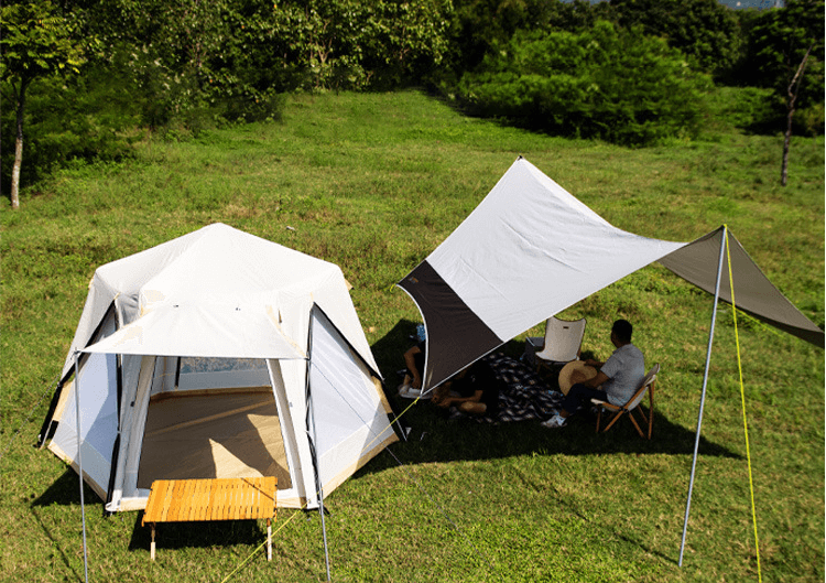 米黄色黑胶铝合金杆4