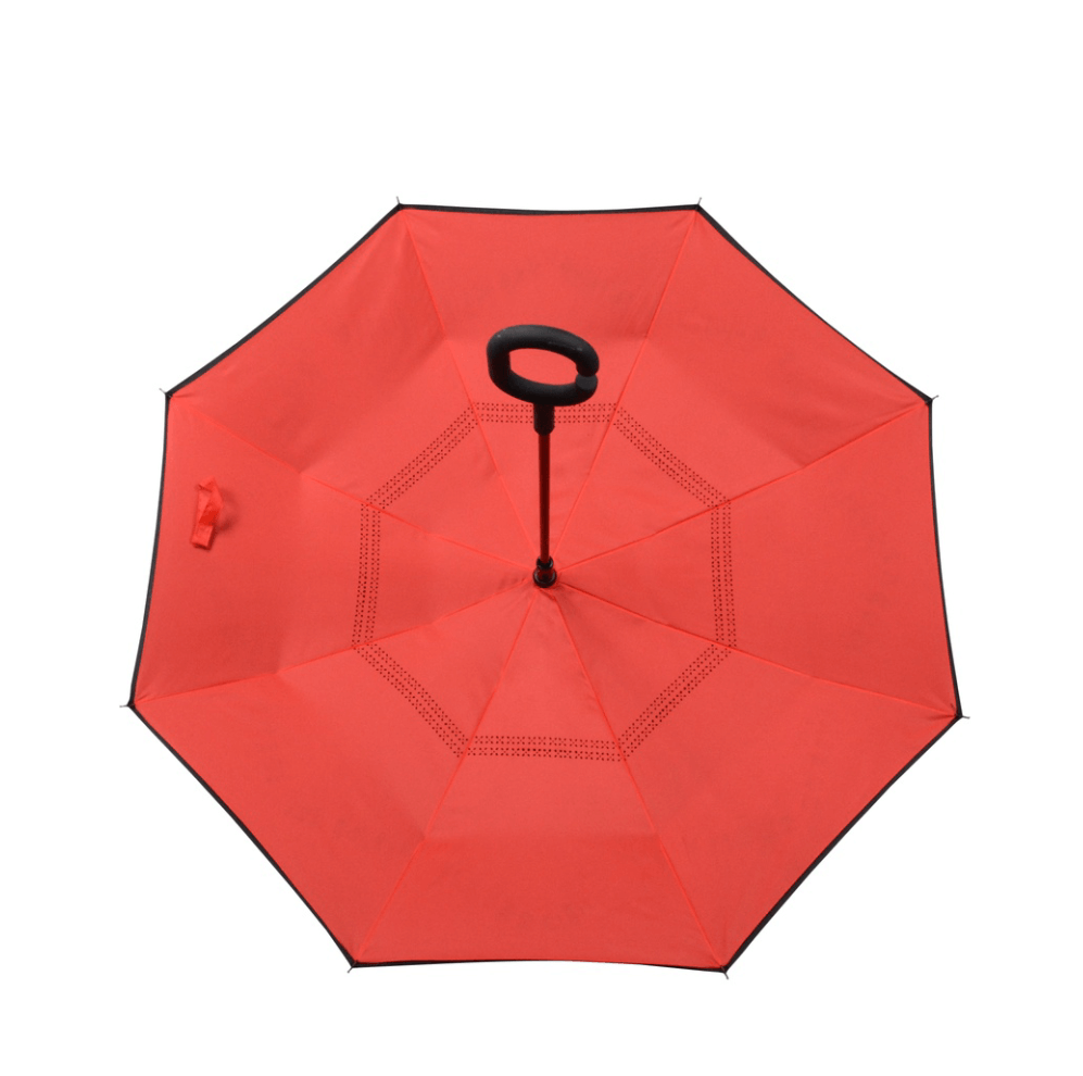 大红色自动开手动收3 手柄款式2