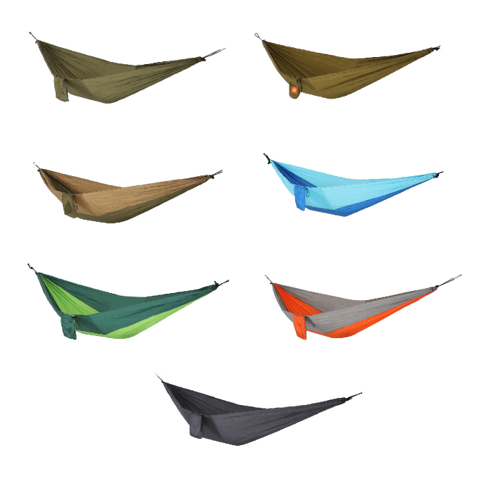 Portable Waterproof Lightweight Single Double Size Nylon Fabric Camping Swing Hammock 
