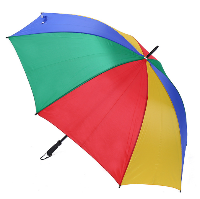 Custom Promotional Advertising Automatic Rainbow Straight Umbrella 
