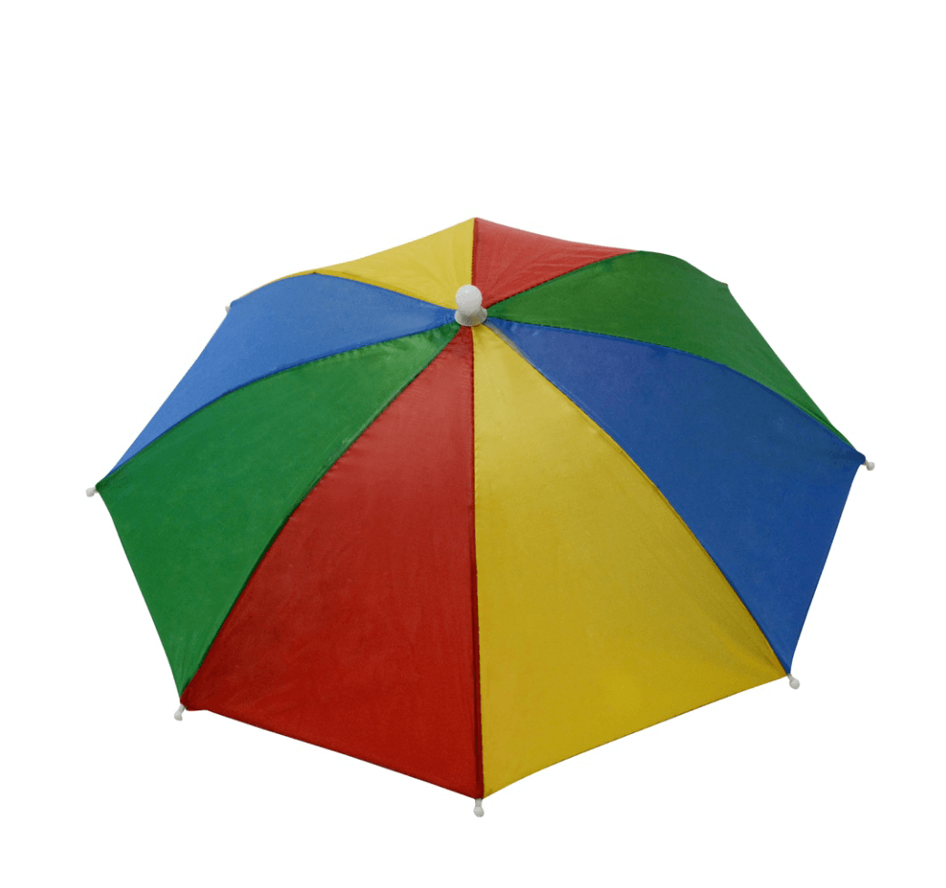 Cheap Portable Practical Small Size Head Hat Umbrella 