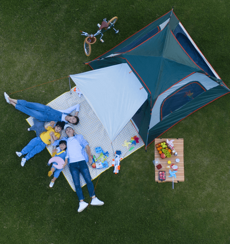 墨绿米黄拼色黑胶3（两门两窗）