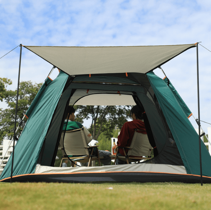 墨绿米黄拼色银胶 3（二门四窗）