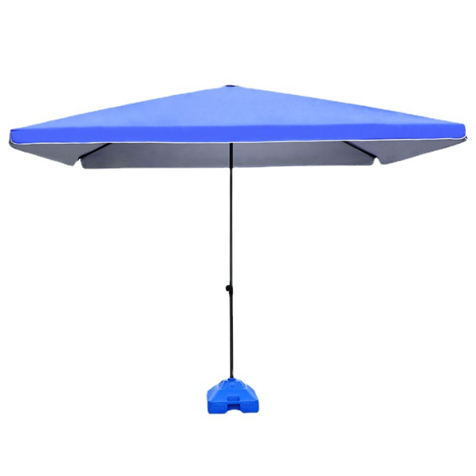 Outdoor Adjustable Anti UV Square Beach Umbrella 