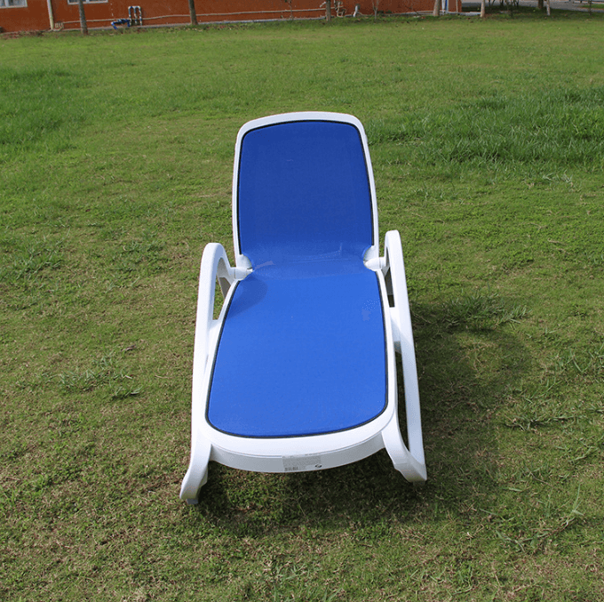 Outdoor Adjustable Plastic Garden Beach Swimming Pool Deck Chair Sunbed Daybed Recliner Sun Lounger Chaise Lounge