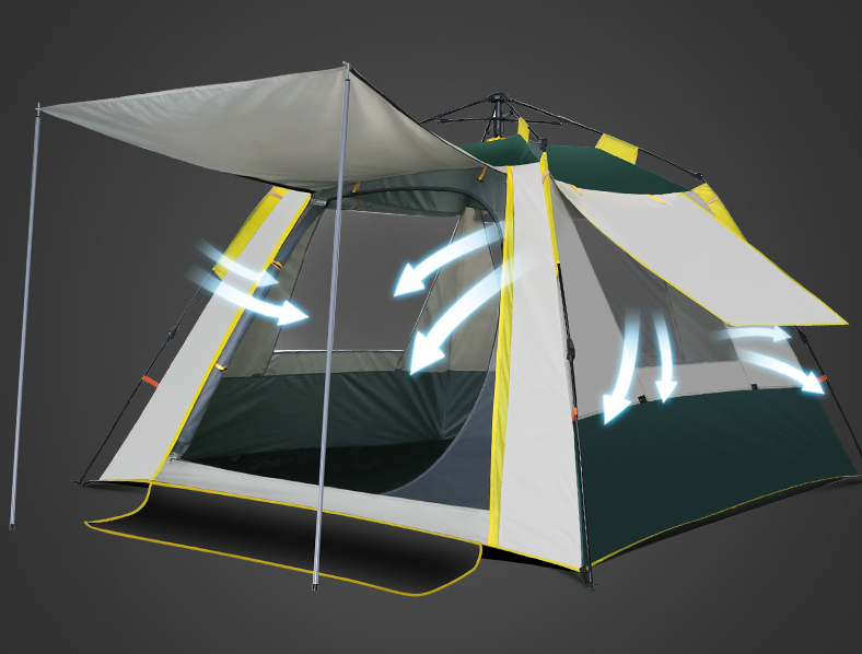 墨绿米黄拼色银胶8（一门三窗）