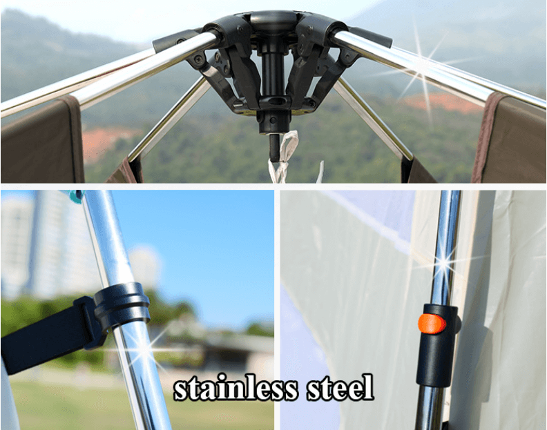 咖啡色黑胶不锈钢杆11