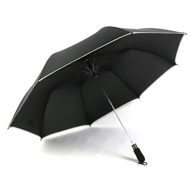 Custom Advertising Automatic 2 Fold Golf Umbrella 