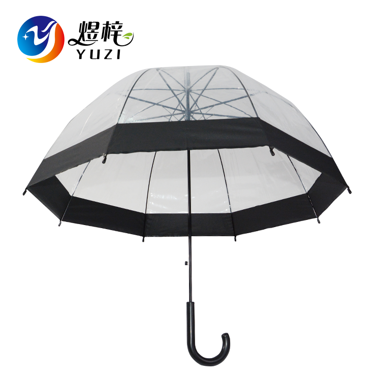 Fashion Dome Apollo Straight Transparent Clear Umbrella 
