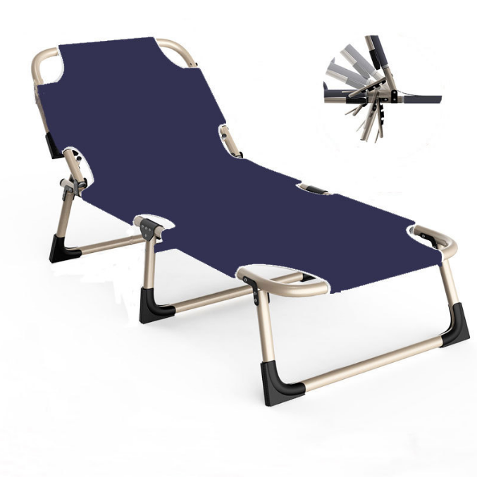 Adjustable Folding Multifunctional Garden Beach Office Nap Escort Bed Deck Sling Lounge Chair Recliner Chaise Lounge Lounger 