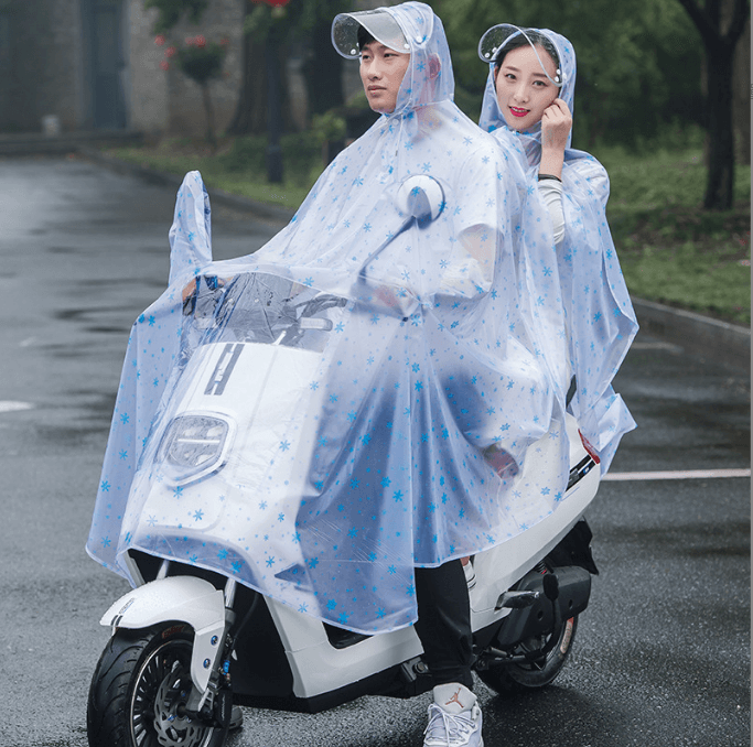 双人水晶雪花蓝单帽檐