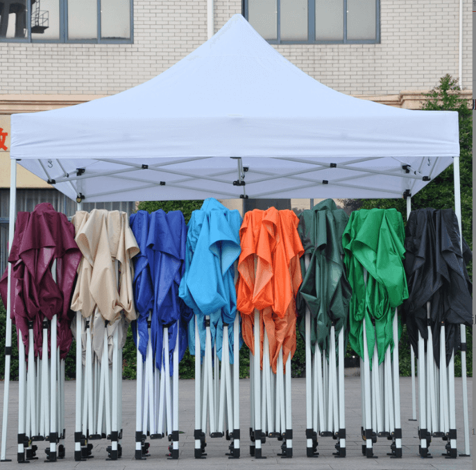 Wholesale Portable Outdoor Automatic White Steel Frame Folding Advertising Trade Show Gazebo Tent